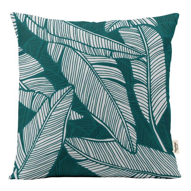 VargottamSquare Pillow Cover - Decorative Pillow Covers16x16 Inches,PrintedTeal BlueThemePillowcase, DecorativeSquareCushionCovers