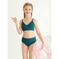 thumbnail image 3 of Uccdo 8-13T Girls Summer Swimsuits, Teenager Big Girls Solid Bikinis Bathing Suit, 2 Pieces, Size 8-13 Years, 3 of 8