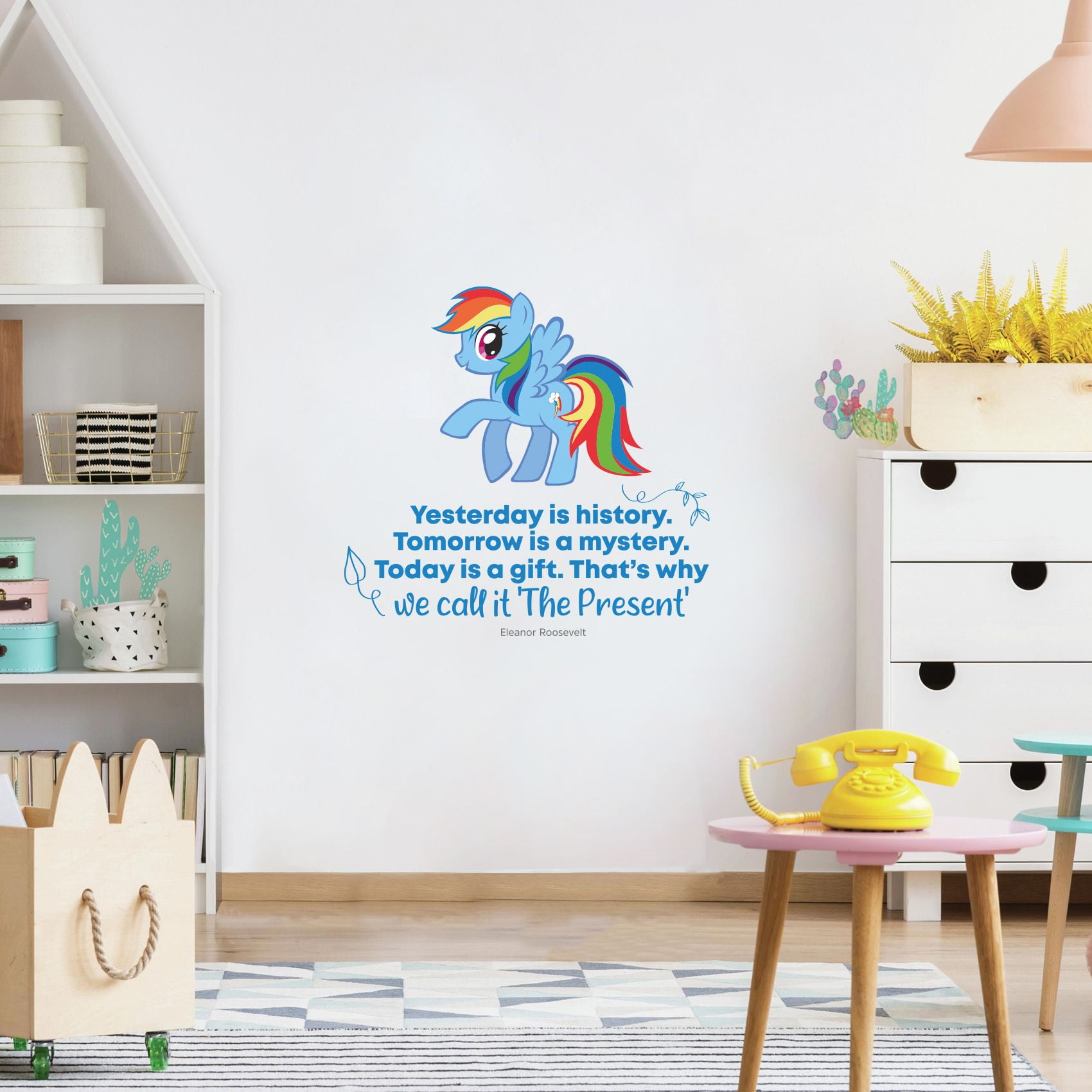 My Little Pony Rainbow Dash wall Kids Girls Bedroom Decal Wall Art Sticker Gift 