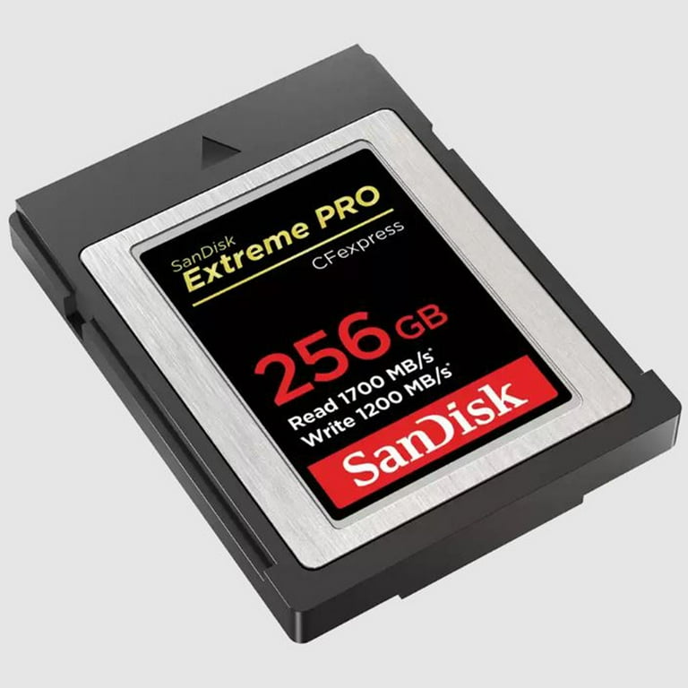 SanDisk Extreme PRO 256 GB CFexpress Card Type B - 1 Pack, 1 (Quantity)