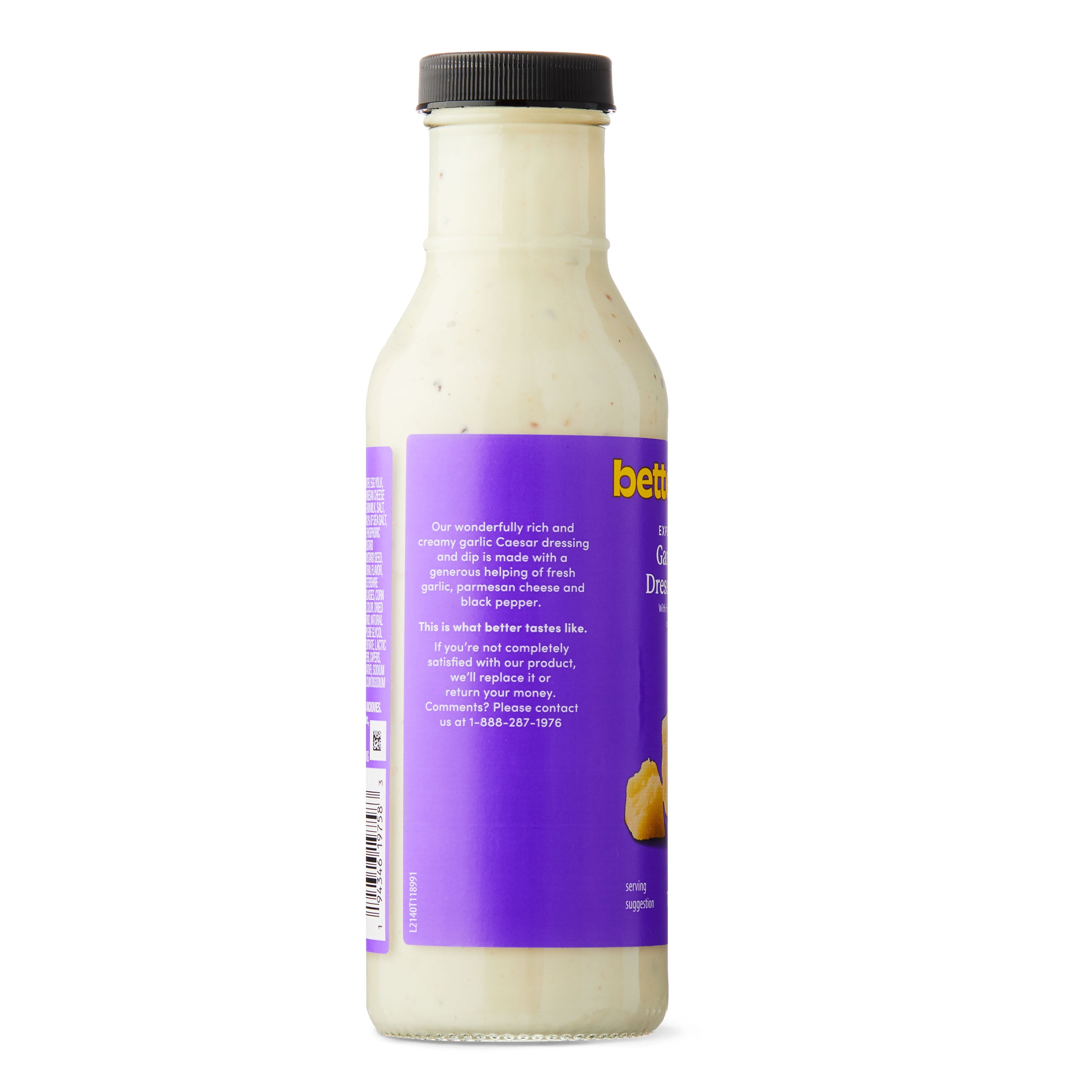 bettergoods Garlic Caesar Dressing and Dip, 12 fl oz