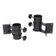 thumbnail image 4 of 2 Pcs Patio Umbrella Side Holder Steel Parasol Umbrella Clamp Mount Fixed Clip Base for Deck Balcony Outdoor Courtyard, 4 of 5
