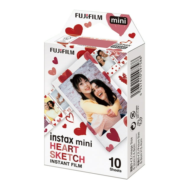 Película Fujifilm instax mini Fijifilm Corazones
