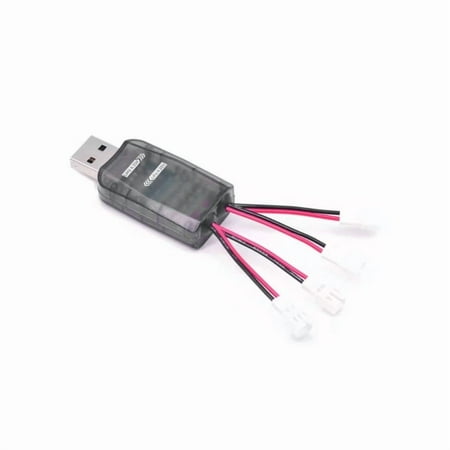 4Channel USB Charger for LiPo3.7V LiHv 3.8V Batteries Intelligent LED Indicators and 4 Independent Charging Port