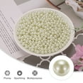 thumbnail image 3 of Uxcell 1000Pcs Faux Pearl for Crafting, 8mm No Hole ABS Round Pearls Beads for Cosmetic Boxes, DIY, Beige, 3 of 5