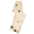 thumbnail image 2 of Antinious Womens Print Casual Loose Long Pants Sleepwear Soft able Bottoms Sleep Pants,Women Home Trousers,Fall Pajamas Women Pants,Beige,XL, 2 of 3