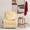 thumbnail image 2 of Irene House 9186 Power Lift Chair with Massage Heating (Ivory Leather), 2 of 6
