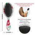 thumbnail image 6 of Christmas Stocking Pattern Hair Brush,Girls Detangling Hair Brush,Glide Through Tangles with Ease for Wet & Dry Hair,8.8"X2.8", 6 of 7