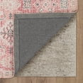 thumbnail image 6 of Mainstays Zula Acacia Low Pile Stain/Fade Resistant Polyester Indoor Runner Rug, Pink, 2'6" x 7', 6 of 6