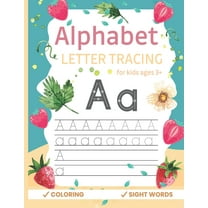 Alphabet letter tracing: Alphabet letter tracing Workbook with Sight words for Kindergarten and Kids Ages 3 . ABC print handwriting book and mo