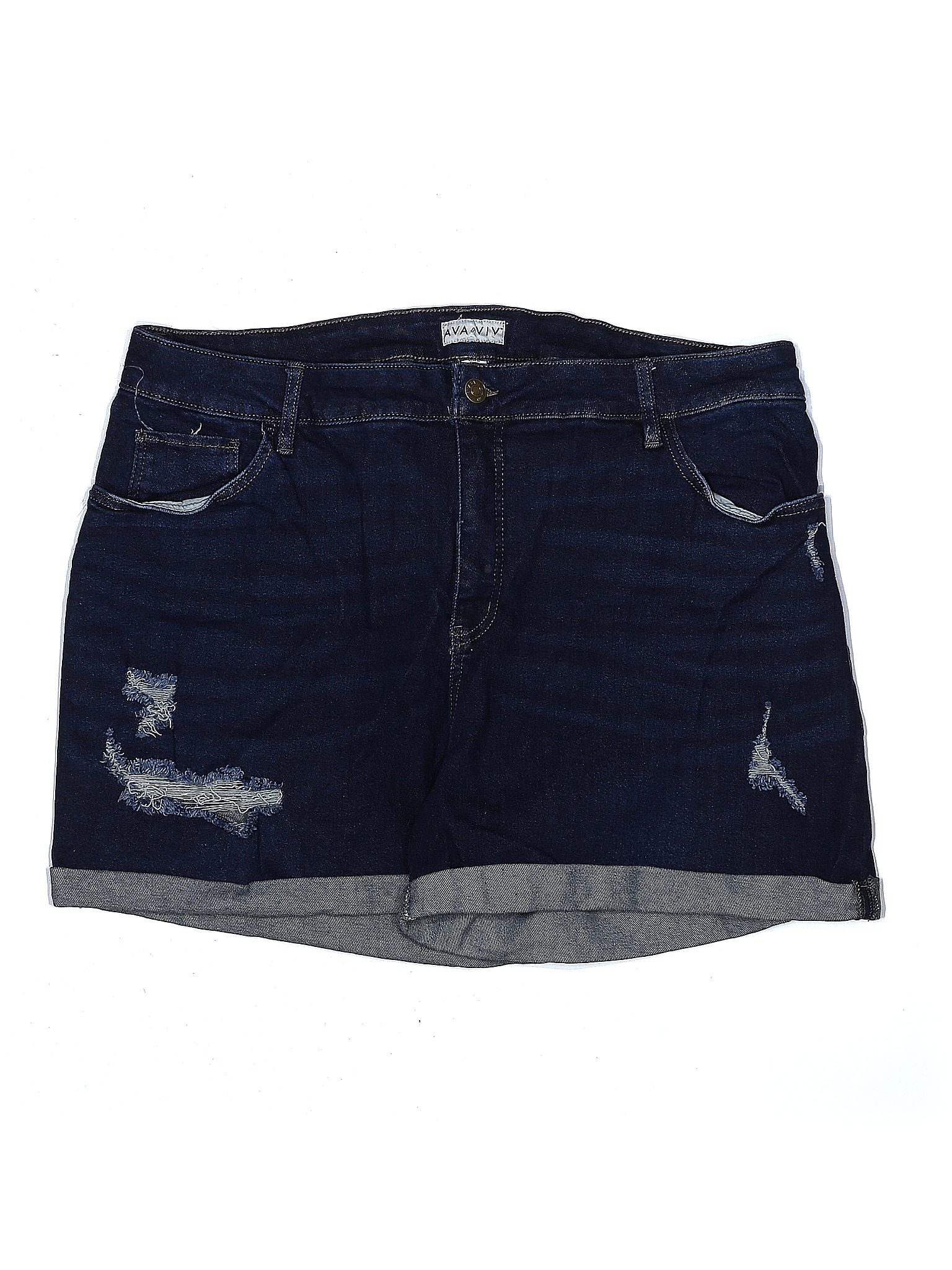 Plus Denim Shorts - Walmart 