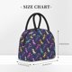 thumbnail image 2 of Disketp Colorful Dinosaur Bolsa Térmica para Almuerzo, Lonchera con Abertura Amplia y Gran Capacidad, Organizador Reutilizable para Mujeres, Hombres y Adultos, 2 of 6