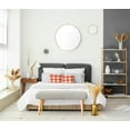 thumbnail image 5 of 26" x 26" Simply Daisy Buffalo Plaid Polyester Accent Pillow, Harvest Orange Qty 1, 5 of 6