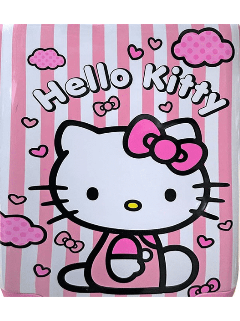 Hello Kitty 20-Inch Hard-Sided Luggage with 4 Spinner Wheels