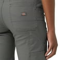 thumbnail image 5 of Dickies Women's FLEX DuraTech Straight Fit Shorts 9", Gray, 12, 5 of 6