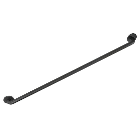 Kingston Brass GDR814480 Silver Sage 48-Inch X 1-1/4-Inch OD ADA Grab Bar, Matte Black