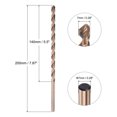 thumbnail image 2 of Uxcell M35 High Speed Steel Twist Drill Bit, Gold Oxide 7mm Drill Diameter 200mm Length, 2 of 5