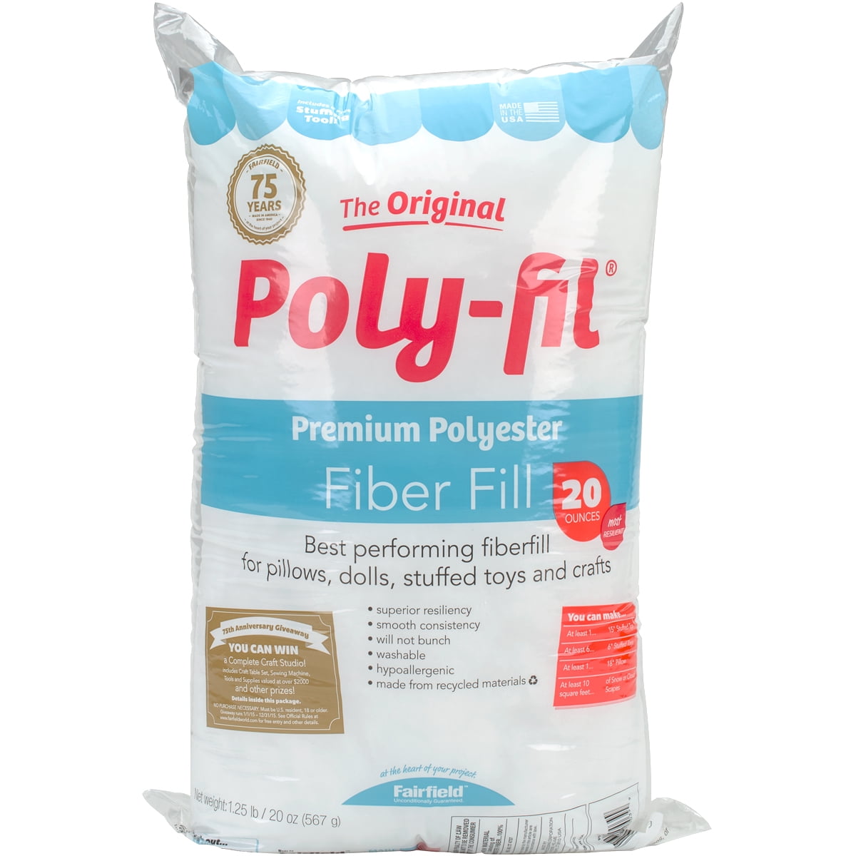 PolyFil Premium Polyester Fiberfill