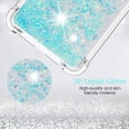 thumbnail image 4 of Case for Samsung Galaxy A13 4G Bumper Cover Sparkly Glitter Bling Flowing Liquid, 4 of 5