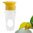 thumbnail image 3 of 2pcs Manual Lemon Juice Squeezing Plastic Citrus Juicer Fruit Pouring Tool Yellow + Green, 3 of 4