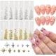 thumbnail image 1 of 400 dijes de uñas de estrella para uñas, arte en 3D, dor, plate, estrella, tachuelas metálicas, diamantes de imitación, decoración de uñas, kit de manicura, accesorios para mujeres, salón de, 1 of 3