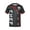 Black, variant on Mens Print Contrast Color Chef Shirt Kitchen Costume Round Neck Short Sleeve T-shirt Chef Uniform White&Black XXL