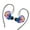 Colored, variant on Premium Build 3.5mm In Ear Headphones With Interchangeable Cable And Noise Isolating Silicone Ear Tip Ergonomic Design