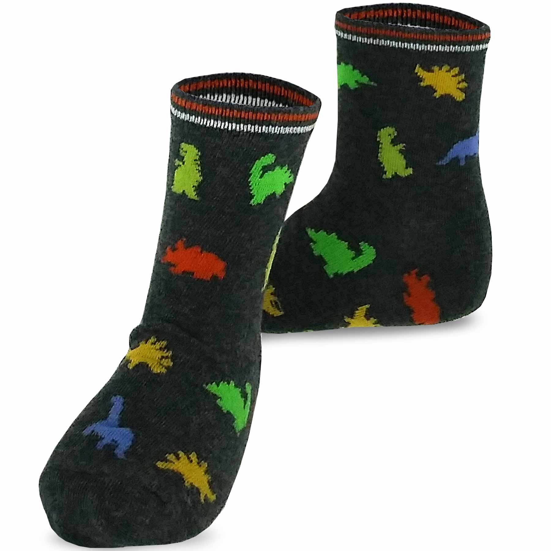 TeeHee Socks Boys Socks, 6 Pack Crew Cotton Stripe Star