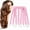 Pink, variant on No Heat Hair Curler Headband for Long Hair, Satin Heatless Curling Rod with Adjustable Strap Overnight No Heat Curling Roller for Women and Girls Waves and Curls (Pink)