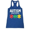 thumbnail image 1 of Autism Awareness Support Jigsaw Puzzle Women's Tank Top, S, H. Royal (Multicolor), 1 of 2