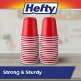 thumbnail image 3 of Hefty Disposable Mini Plastic Cups, Red, 2 oz, 30 Count, 3 of 6