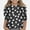 E Black, variant on DJDLJWCJ Girls 3/11 Sleeve Halloween Shirt Kids Casual Crewneck Graphic Blouses for Halloween Black Size 7