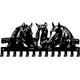 thumbnail image 1 of Llavero de pared con forma de caballo, con 13 ganchos, organizador de llaves de metal., 1 of 9