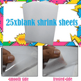 thumbnail image 6 of Heat Shrink Plastic Sheet Kit Shrink Papers Large Shrink Film Papers, 6 of 7