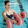 thumbnail image 3 of Aquatic Dumbells 1 Pair Water Aerobic Exercise Foam Dumbbell Pool Resistance,Water Aqua Fitness Barbells, 3 of 10