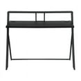 thumbnail image 3 of Xavier Writing Desk with USB Ports Black, 3 of 11