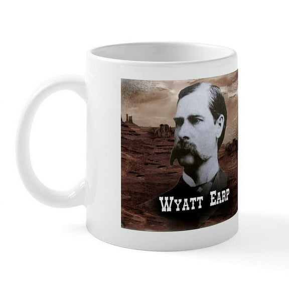 CafePress - Wyatt Earp Historical Mugs - 11 oz Ceramic Mug - Novelty Coffee Tea Cup