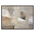 thumbnail image 3 of Kate and Laurel Sylvie Contemporary Neutral Textured Abstract Framed Canvas Wall Art by The Creative Bunch Studio, 31.5x41.5 Brown, Natural Modern Abstract Art for Wall, 3 of 7