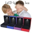 thumbnail image 6 of With LED Light Ring Box Black Engagement Ring Box Jewelry Box U7A1, 6 of 9