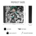 thumbnail image 2 of Academia Boku No Hero PU Leather Bifold Wallet Money Organizers Gift With Card Slots For Men And Women, 2 of 7
