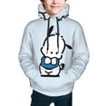 thumbnail image 4 of Sanrio Pochacco Kids' Hoodie 3d Print Sweatshirt Soft Pullover Hooded With Big Pockets Fans Gifts For Boys Or Girls Small, 4 of 7