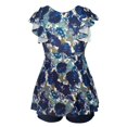 thumbnail image 5 of FhsagQ Women's Swimsuit Sets Extra Small Booty Shorts Women's Tankini Swimsuits Ruffled Flowy Tankini Tops With Boy Shorts Swimwear Two Piece Bathing Suits Blue XXL, 5 of 5