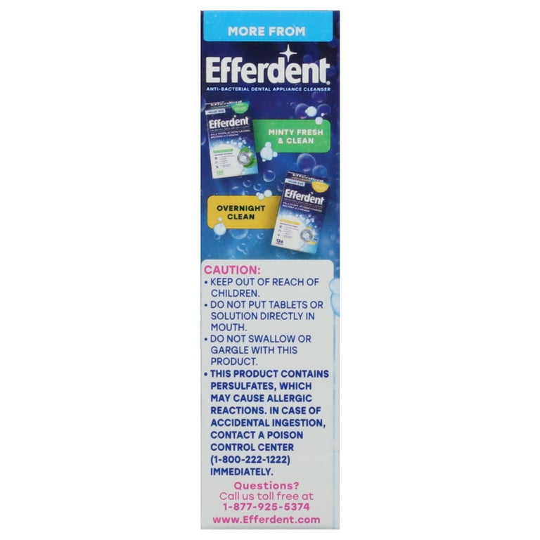 Efferdent Essential Clean Denture & Retainer Tablets, 20 Count photo 8