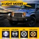 thumbnail image 2 of 1 Uds 7 pulgadas coche motocicleta LED faro 500W 6000K 30000LM IP67 impermeable DRL/señal de giro/haz bajo/faro de haz alto, Negro esquí esquí Gafas de esquí, 2 of 5