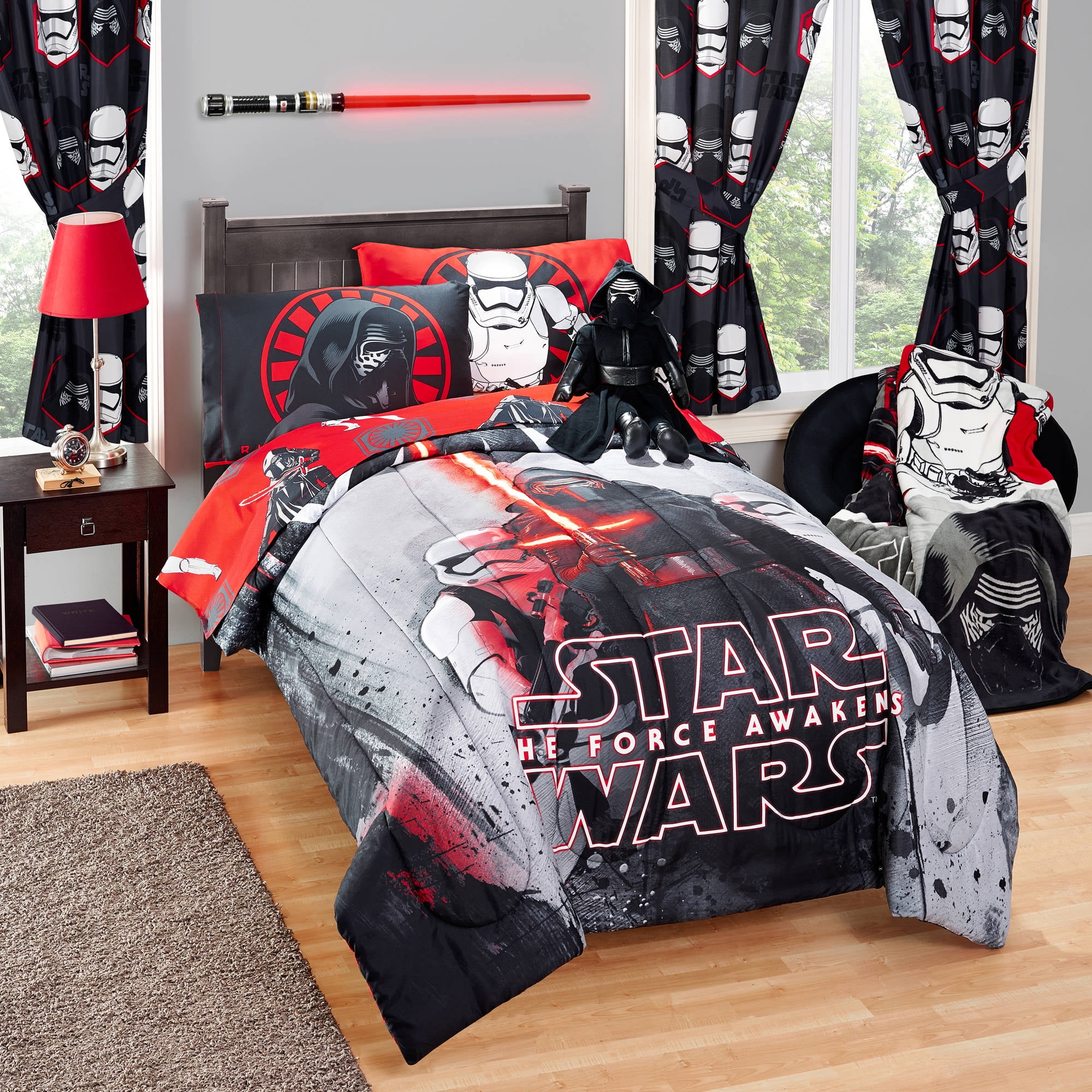 Star Wars Episode Vii Rule The Galaxy Twinfull Comforter for Excellent Star Wars Bedroom Set – the top resource