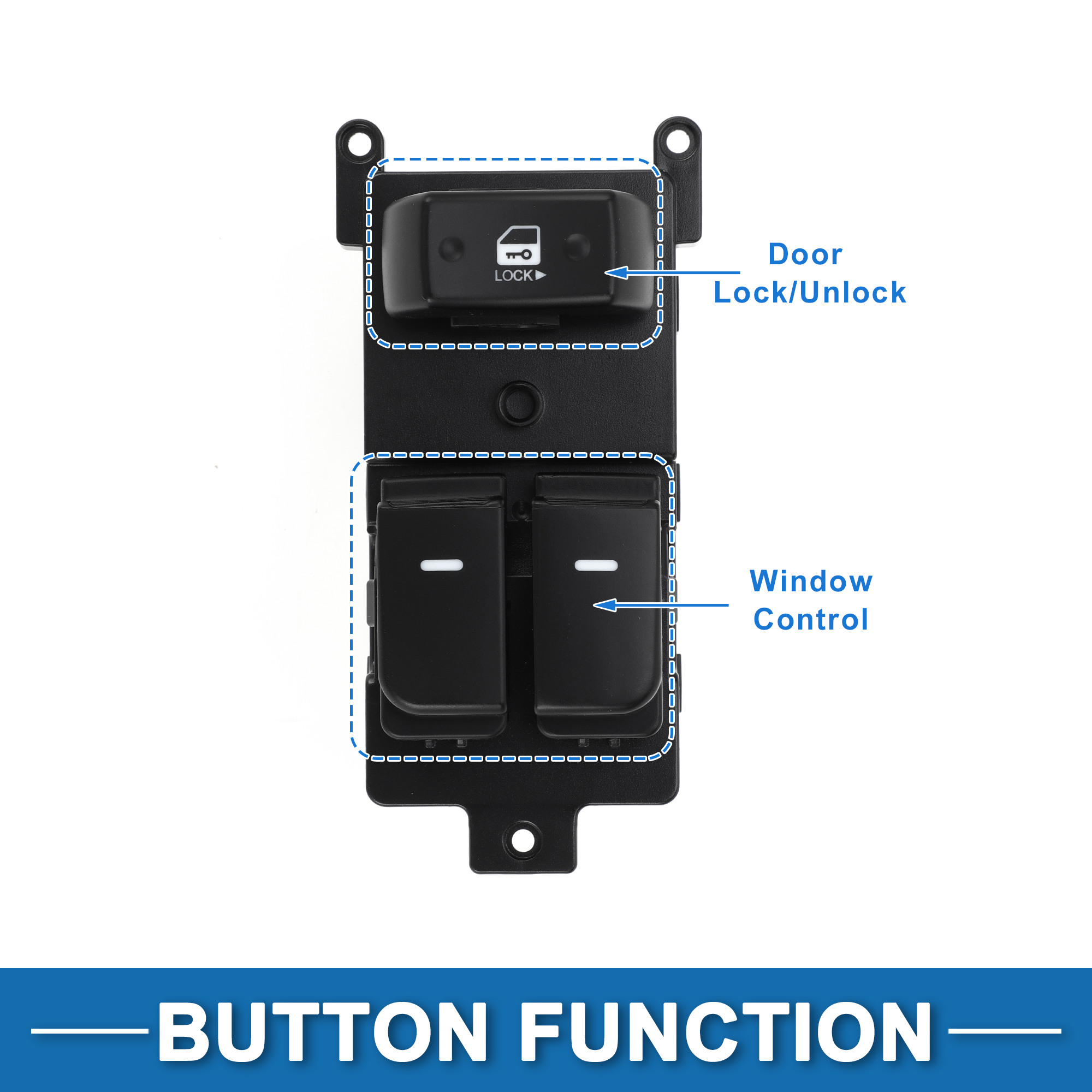 Unique Bargains Master Power Window Switch 935701M700 for Kia Forte 2010-2013