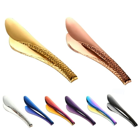 

Pontos Pastry Clamp Barbecue Food BBQ Tong Anti Heat Stainless Steel Bread Clip Utensil