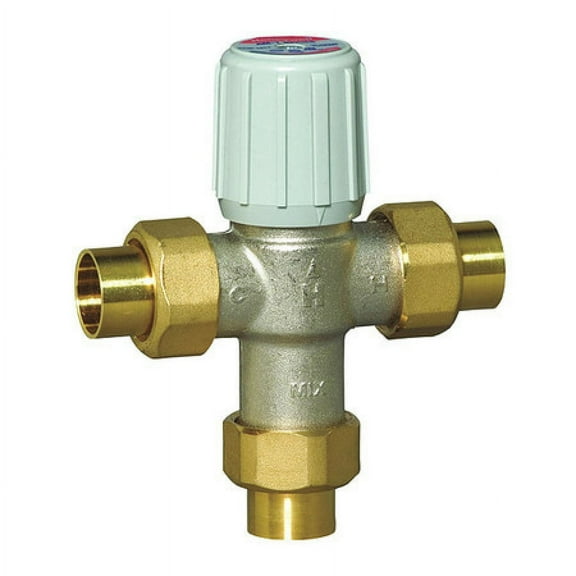 Honeywell AM102-US-1LF 1in Sweat Union Mixing Valve