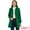 Green, variant on INSPIRE CHIC Women's Peter Pan Collar Winter Outwear Trench Pea Coat Beige XS