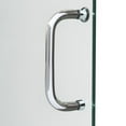 thumbnail image 4 of Infinity-Z 30 Inch D x 60 Inch W x 74-3/4 Inch H Clear Sliding Shower Door with Right Drain Shower Base, 4 of 14